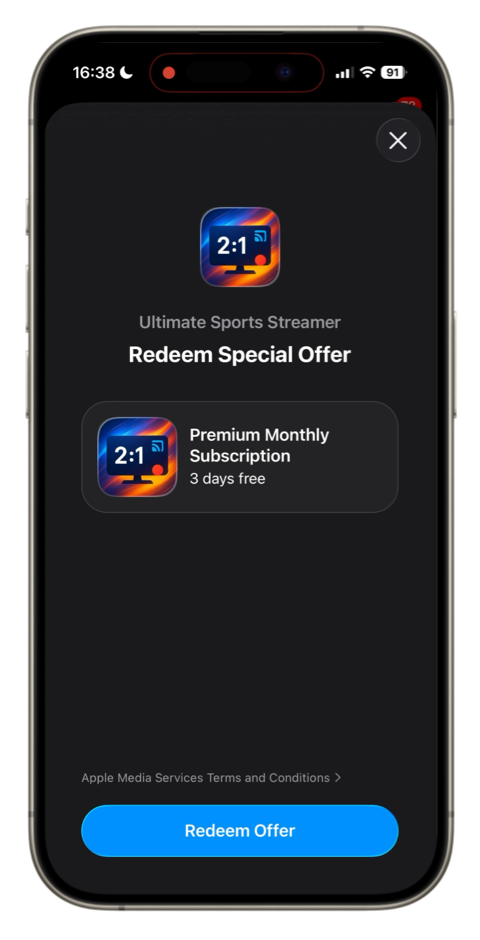 Tap Redeem Offer