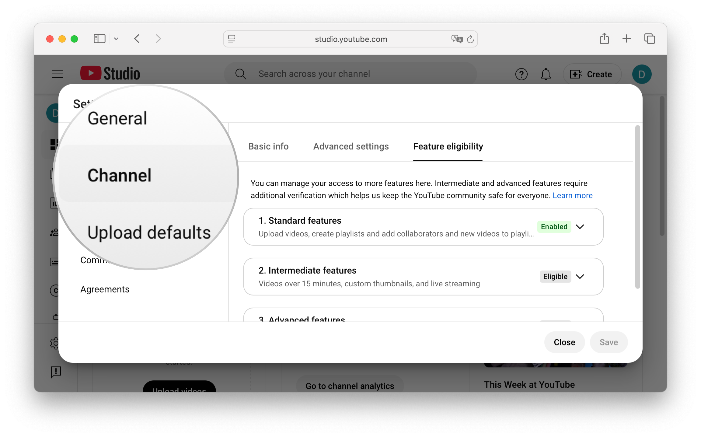 How to Enable YouTube Channel for Live Streaming. Channel settings