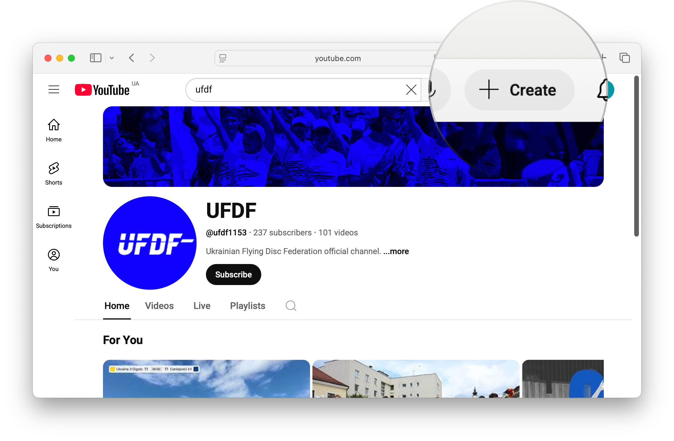 How to Enable YouTube Channel for Live Streaming. Create button